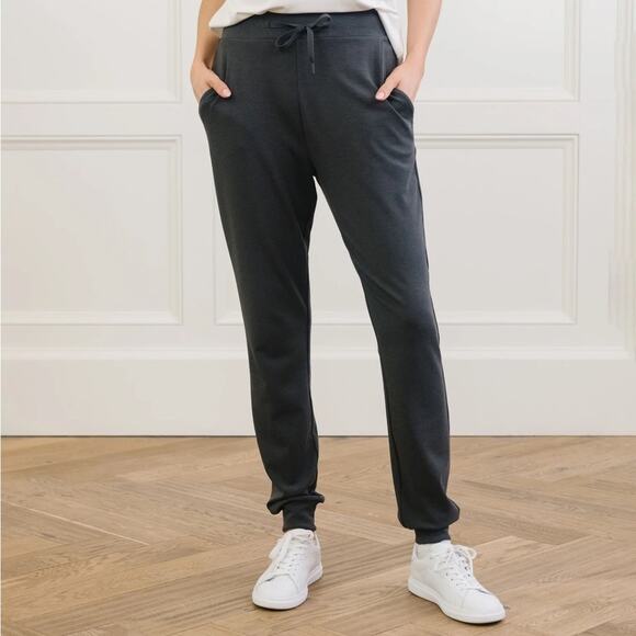Cozy Earth Women’s Bamboo Jogger Pant Charcoal Grey Size Small
